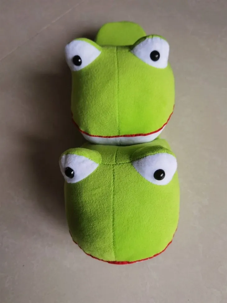 Cute Plush Frog Slippers. best
